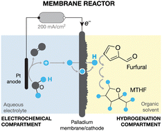 Graphical abstract: Electrochemical production of methyltetrahydrofuran, a biofuel for diesel engines