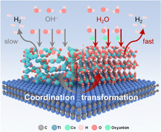 Graphical abstract: Unveiling coordination transformation for dynamically enhanced hydrogen evolution catalysis