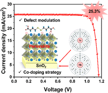 Graphical abstract: Synergistic transition metal ion co-doping and multiple functional additive passivation for realizing 25.30% efficiency perovskite solar cells