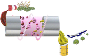 Graphical abstract: Non-thermal plasma catalysis driven sustainable pyrolysis oil upgrading to jet fuel under near-ambient conditions