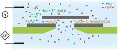 Graphical abstract: Disentangling 1/f noise from confined ion dynamics