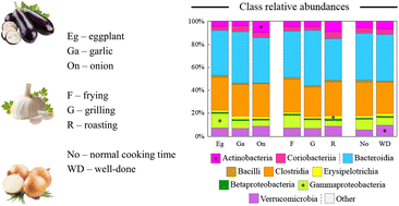 Graphical abstract: Human gut microbiota fermentation of cooked eggplant, garlic, and onion supports distinct microbial communities