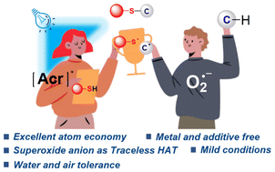 Graphical abstract: Visible light-induced C(sp3)–S bond formation