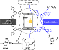 Graphical abstract: Covalent triazine-based frameworks – switching selectivity in HMF photooxidation