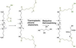 Graphical abstract: Thermoplastic, redox recyclable silicone–lipoamide elastomers