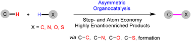 Graphical abstract: Enantioselective cross-dehydrogenative coupling enabled by organocatalysis