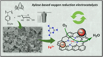 Graphical abstract: Inducing porosity in xylose-derived FeNC electrocatalysts for alkaline oxygen reduction