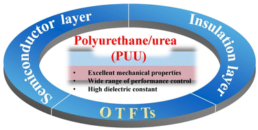 Graphical abstract: Impact of polymer chemistry on the application of polyurethane/ureas in organic thin film transistors