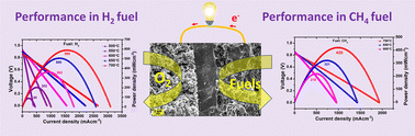 Graphical abstract: Dual-phase Yb-doped La2Ce2O7 materials for fuel flexible SOFCs
