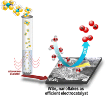 Graphical abstract: Single-crystalline WSe2 nanoflakes as efficient electrocatalysts