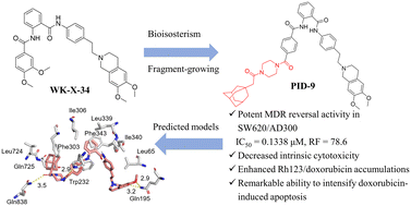 Graphical abstract: Synthesis and evaluation of WK-X-34 derivatives as P-glycoprotein (P-gp/ABCB1) inhibitors for reversing multidrug resistance