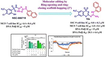 Graphical abstract: Molecular editing of NSC-666719 enabling discovery of benzodithiazinedioxide-guanidines as anticancer agents