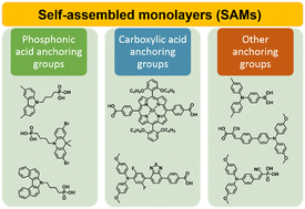 Graphical abstract: Self-assembled monolayers as hole-transporting materials for inverted perovskite solar cells