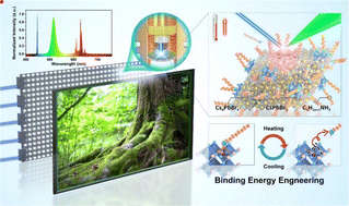 Graphical abstract: A high-performance metal halide perovskite-based laser-driven display