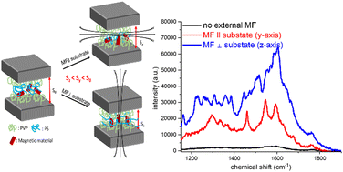 Graphical abstract: Metal dimer nanojunction-magnetic material composites for magnetic field sensing