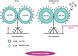 Graphical abstract: Highly selective CO2 sensing response of lanthanum oxide nanoparticle electrodes at ambient temperature