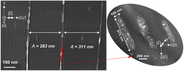 Graphical abstract: Nanoscale investigations of femtosecond laser induced nanogratings in optical glasses