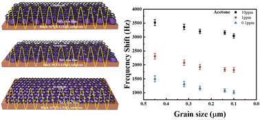 Graphical abstract: Real-time detection of acetone gas molecules at ppt levels in an air atmosphere using a partially suspended graphene surface acoustic wave skin gas sensor