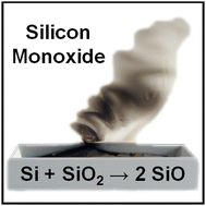 Graphical abstract: Understanding silicon monoxide gas evolution from mixed silicon and silica powders