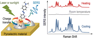 Graphical abstract: Enhancing SERS activity with a pyroelectric-induced charge-transfer effect