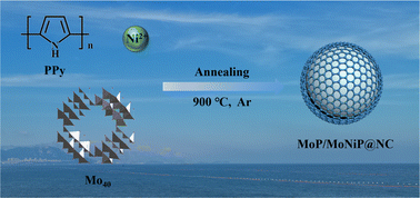 Graphical abstract: Highly active bimetallic phosphide electrocatalysts for hydrogen evolution