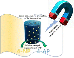 Graphical abstract: Magnetic graphene noble metal aerogels: preparation and application for catalytic degradation of 4-NP