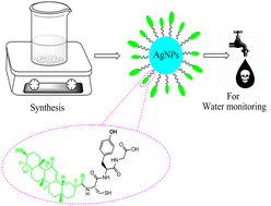 Graphical abstract: Synthesis of conjugated silver nanoparticles of 18β-glycyrrhetinic acid peptide conjugate (GAP) as a colorimetric probe for barium ions