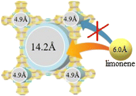Graphical abstract: Chiral recognition during adsorption on MOF [{Cu12I(trz)8}·4 Cl·8 H2O]n, obtained from achiral building blocks without an external source of chirality