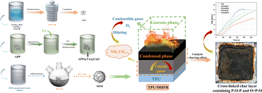 Graphical abstract: Facile preparation of a hydrophobic intumescent flame retardant toward simultaneously enhanced flame retardancy and smoke suppression of thermoplastic polyurethane