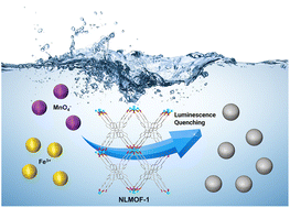 Graphical abstract: Fluorescent cadmium(ii) metal–organic frameworks exhibit excellent stability and detection ability to Fe3+ and MnO4− ions