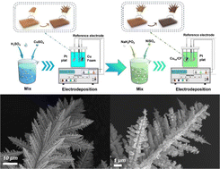 Graphical abstract: Preparation of a phosphorus-doped copper–nickel electrode and its application in electro-hydrogenation of 5-HMF