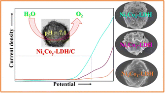 Graphical abstract: A hollow cage-like layered double hydroxide-modified carbon paste electrode as an efficient catalyst for electrochemical water oxidation in neutral media