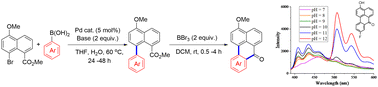 Graphical abstract: Novel and rapid approach for benzanthrone synthesis: BBr3-promoted annulation of 8-aryl-1-naphthoic acid derivatives