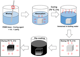 Graphical abstract: Development of highly sensitive/durable porous carbon nanotube–polydimethylsiloxane sponge electrode for wearable human motion monitoring sensor