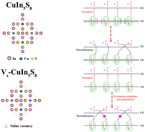 Graphical abstract: Vacancy engineering modulates spin polarization to enhance the charge dynamics of CuIn5S8 for photocatalytic sterilization