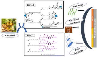 Graphical abstract: Biorenewable vegetable oil based nonisocyanate polyurethanes and nanocomposites; formulation, characterisation, biodegradation, anticorrosion and antifouling coatings