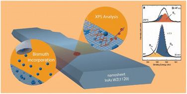 Graphical abstract: Tuneable 2D surface Bismuth incorporation on InAs nanosheets