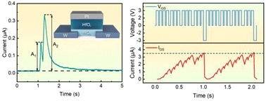 Graphical abstract: A bi-functional three-terminal memristor applicable as an artificial synapse and neuron