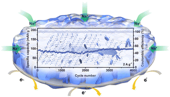 Graphical abstract: Synchronous embedded growth of Mo2C nanodisk arrays immobilized on porous carbon nanosheets for ultra-stable sodium storage