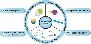 Graphical abstract: Light-driven micro/nanomotors in biomedical applications
