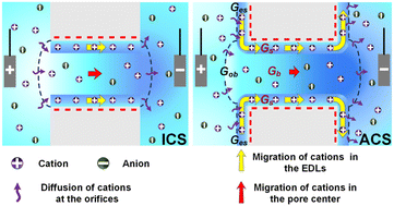 Graphical abstract: Modulation mechanism of ionic transport through short nanopores by charged exterior surfaces