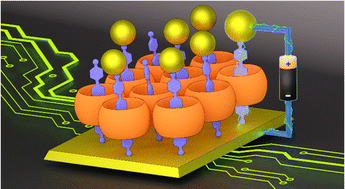 Graphical abstract: Large area arrays of discrete single-molecule junctions derived from host–guest complexes