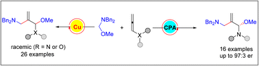 Graphical abstract: Catalytic aminomethylative etherification of N-allenamides with N,O-acetals enabled by Lewis/Brønsted acid catalysis