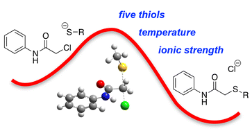 Graphical abstract: A kinetic study of thiol addition to N-phenylchloroacetamide