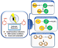 Graphical abstract: Recent advances in electrochemical functionalization using diazonium salts