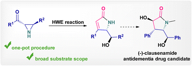 Graphical abstract: One-pot synthesis of γ-lactams from ketoaziridines