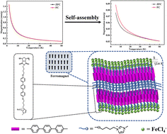 Graphical abstract: Self-assembly induced ferromagnetic interaction in magnetic polymers with terphenyl linkers