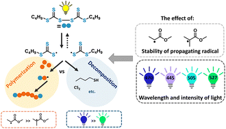 Graphical abstract: Photoiniferter-RAFT polymerization mediated by bis(trithiocarbonate) disulfides