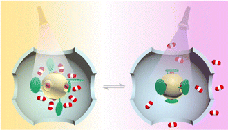 Graphical abstract: Target-specific isolation of light-switchable metal–organic cages within metal–organic frameworks for tunable CO2 adsorption