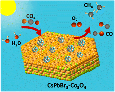 Graphical abstract: A new 0D–2D CsPbBr3–Co3O4 heterostructure photocatalyst with efficient charge separation for photocatalytic CO2 reduction